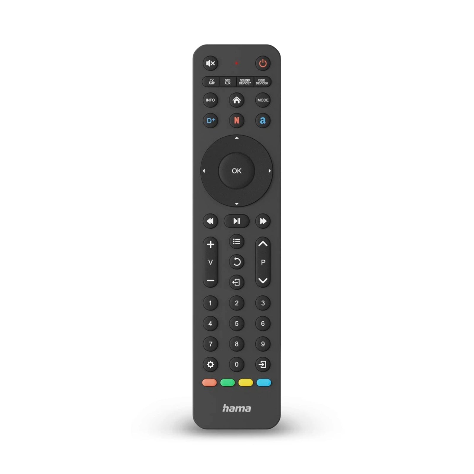 HAMA 221055 Universal TV Remote Control, with App Button